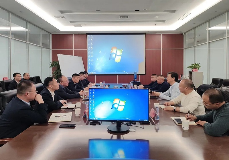 米兰体育集团总裁陈永明率队到河北盛邦集团进行“总对总”交流座谈